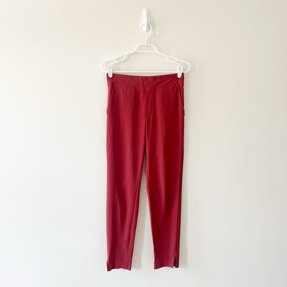 Athleta Brooklyn Ankle Pant in Cinnamon Red, Size 0 - Picture 3 of 11